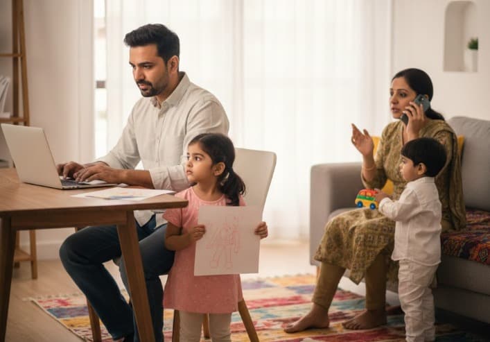 “When Parents Are Busy but Kids Need Attention: Finding the  Middle Ground”